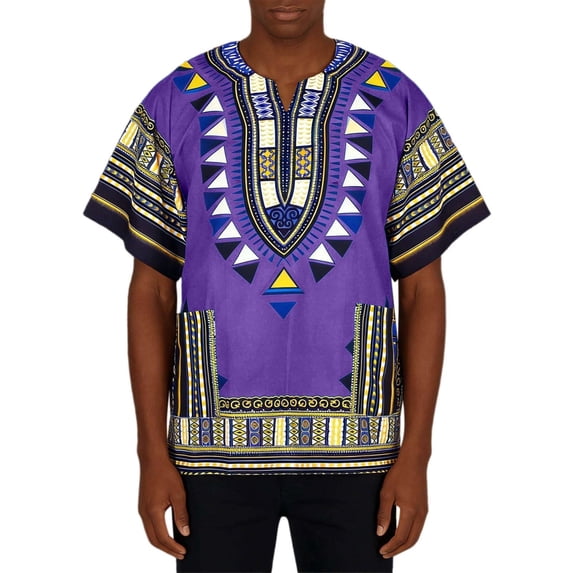 CONZONE Men's African T-Shirts Short Sleeve T Shirts for Men Casual Crew Neck Traditional Graphic Lightweight Tees Soft Cozy Athletic Tops
