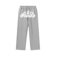 thumbnail image 1 of CONZONE Men's Baggy Pants Wide Leg Sweatpants for Men Casual Graphic Print Hip Hop Soft Loose Fit Fall Winter Trousers With Elastic Waistband, 1 of 2