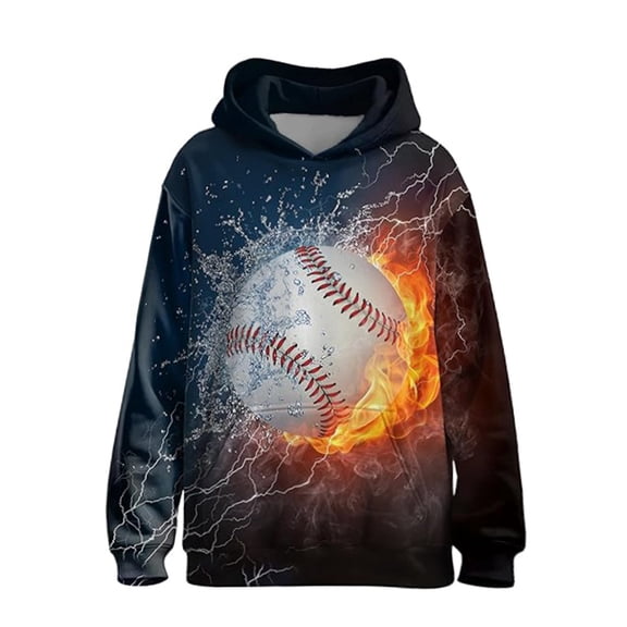 CONZONE Men's Hoodies Casual Graphic Hoodie For Men Long Sleeve Pullover Hooded Sweatshirt Soft Fall Winter Sweatshirts