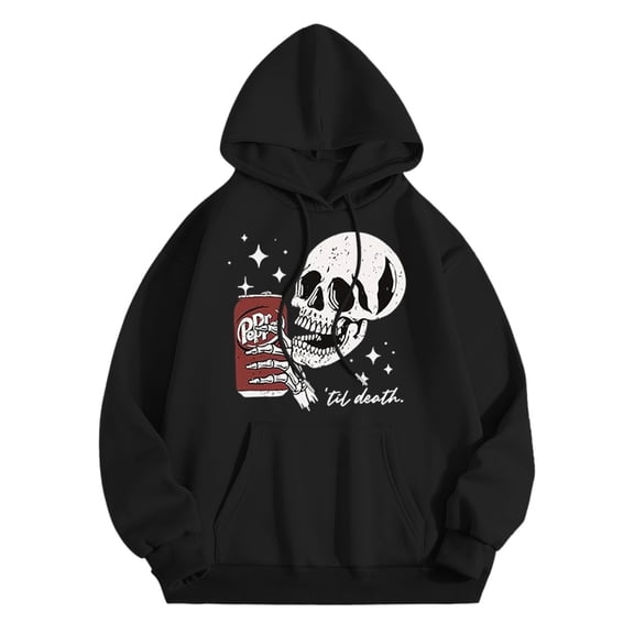 CONZONE Men's Hoodies Casual Graphic Y2K Hoodie For Men Long Sleeve Pullover Hooded Sweatshirt Soft Fall Winter Sweatshirts