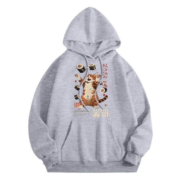 CONZONE Men's Hoodies Fashion Graphic Hoodie For Men Long Sleeve Pullover Hooded Sweatshirt Soft Fall Winter Sweatshirts