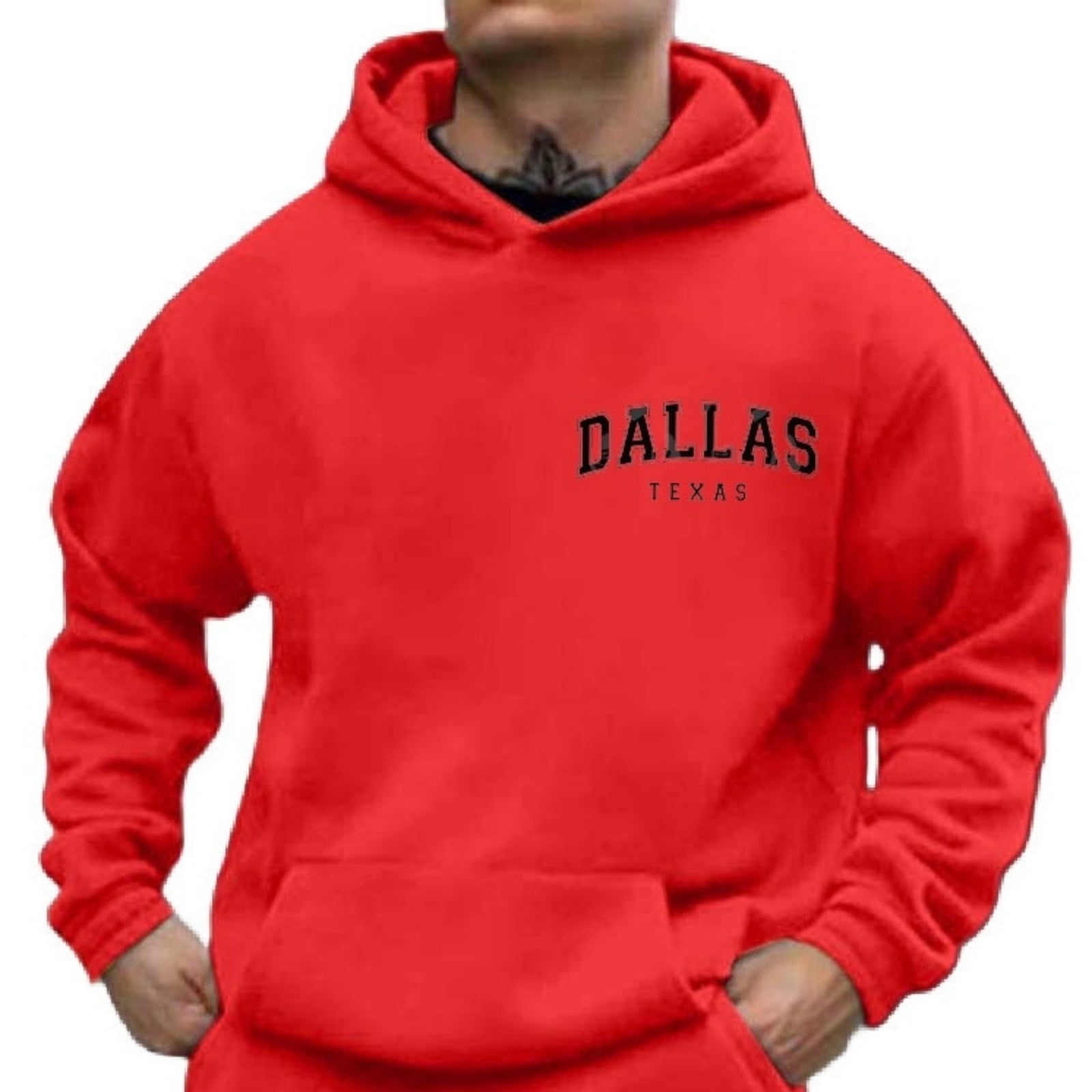 Graphic Text Printed Full Sleeves Hooded Sweatshirt
