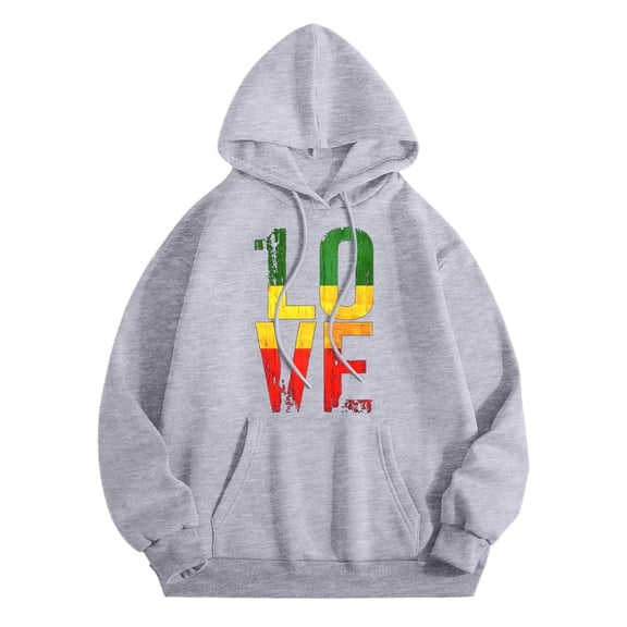 CONZONE Men's Hoodies Letter Graphic Y2K Hoodie For Men Long Sleeve Pullover Hooded Sweatshirt Soft Fall Winter Sweatshirts