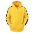 thumbnail image 1 of CONZONE Men's Hoodies Patchwork Color Hoodie for Men Long Sleeve Pullover Hooded Sweatshirt Soft Fall Winter Sweatshirts With Pocket, 1 of 5