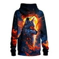 thumbnail image 1 of CONZONE Men's Hoodies Wolf Graphic Y2K Hoodie For Men Long Sleeve Pullover Hooded Sweatshirt Soft Fall Winter Sweatshirts, 1 of 3