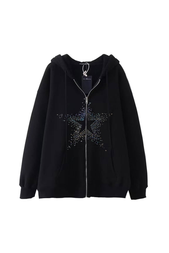 Men's Hoodies Y2K Graphic Print Cardigan Hoodie for Men Zip Long Sleeve Pullover Hooded Sweatshirt Soft Fall Winter Sweatshirts With Pocket