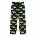 thumbnail image 1 of CONZONE Men's Pajama Pants Wide Leg Pjs Pants for Men Trendy Elastic Waist Graphic Soft Homewear Loungewear, 1 of 4