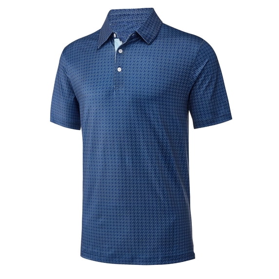 CONZONE Men's Polo Shirt Short Sleeve Casual Polo Shirts For Men Graphic Collared Cozy Summer Golf Shirts