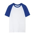 thumbnail image 1 of CONZONE Men's T-Shirts Short Sleeve T Shirts for Men Casual Crew Neck Patchwork Color Lightweight Tees Soft Cozy Athletic Tops, 1 of 4