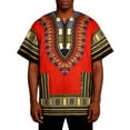 thumbnail image 1 of CONZONE Men's T-Shirts Short Sleeve T Shirts for Men Casual Crew Neck Retro African Print Lightweight Tees Soft Cozy Athletic Tops, 1 of 5