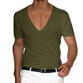 thumbnail image 1 of CONZONE Men's T-Shirts Short Sleeve T Shirts for Men Casual V Neck Solid Color Lightweight Tees Soft Cozy Athletic Tops, 1 of 5