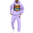 thumbnail image 1 of CONZONE Men's Tracksuit Sets Casual 2 Peice Sweatsuit Set for Men Casual Graphic Y2K Hoodies Pants Cozy Fall Winter Athletic Jogging Outfits, 1 of 4