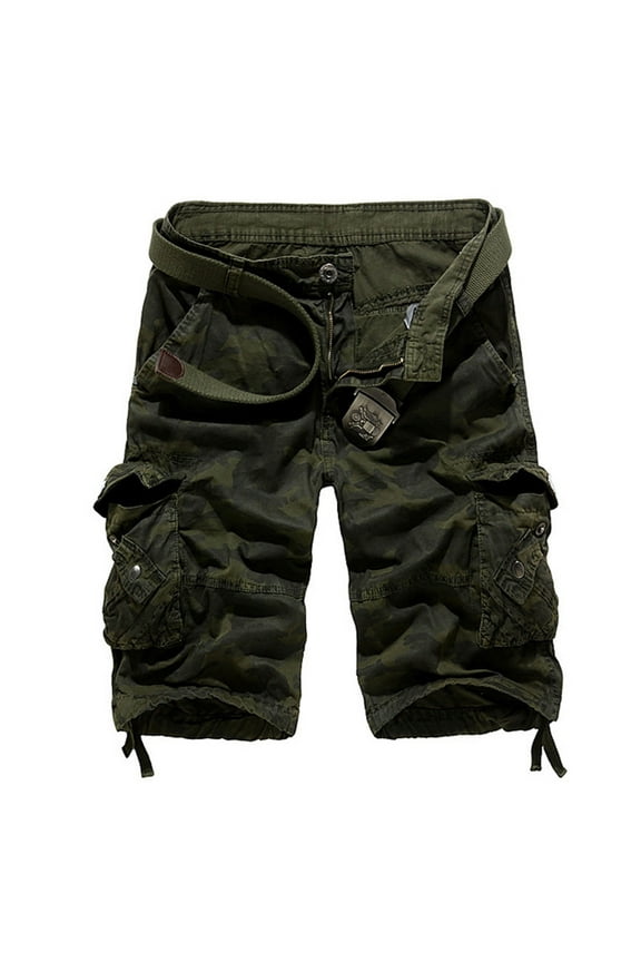 Mens Baggy Cargo Pants Camouflage Buttons Cargo Pants for Men Lightweight Relaxed Fit Outdoor Athletic Trousers With Pockets