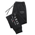 thumbnail image 1 of CONZONE Mens Baggy Sweatpants Casual Wide Leg Sweat Pants for Men Letter Graphic Y2K Elastic Waist Drawstring Soft Cozy Athletic Joggers With Pockets, 1 of 2
