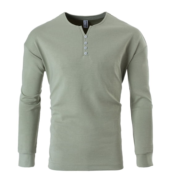 CONZONE Mens Base Pullover Sweatshirts Long Sleeve Sweatshirt for Men Trendy Solid Color V Neck Warm Fall Hoodie Sweatshirt