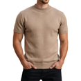 thumbnail image 1 of CONZONE Mens Base T-Shirts Short Sleeve Knit T Shirts for Men Casual Crew Neck Solid Color Lightweight Tees Soft Cozy Athletic Tops, 1 of 6