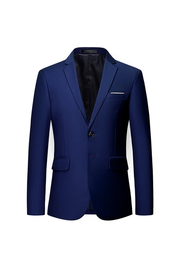 Mens Blazer Casual Suit Jacket for Men Solid Color One Button Modern Slim Fit Dress Jacket for Performance,Prom,Wedding