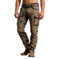 thumbnail image 1 of CONZONE Mens Cargo Pants Casual Graphic Staight Leg Cargo Pants for Men Lightweight Relaxed Fit Outdoor Workout Trousers With Pockets, 1 of 4