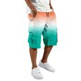 thumbnail image 1 of CONZONE Mens Cargo Shorts Gradient Color Straight Leg Cargo Shorts for Men Lightweight Relaxed Fit Outdoor Workout Shorts With Pockets, 1 of 5