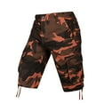 thumbnail image 1 of CONZONE Mens Casual Cargo Shorts Buttons Summer Shorts for Men Camouflage Lightweight Loose Fit Workout Gym Shorts With Pockets, 1 of 2