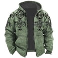 thumbnail image 1 of CONZONE Mens Casual Hoodies Long Sleeve Pullover Hoodie for Men Zip Up Graphic Y2K Hooded Sweatshirts With Pocket, 1 of 2