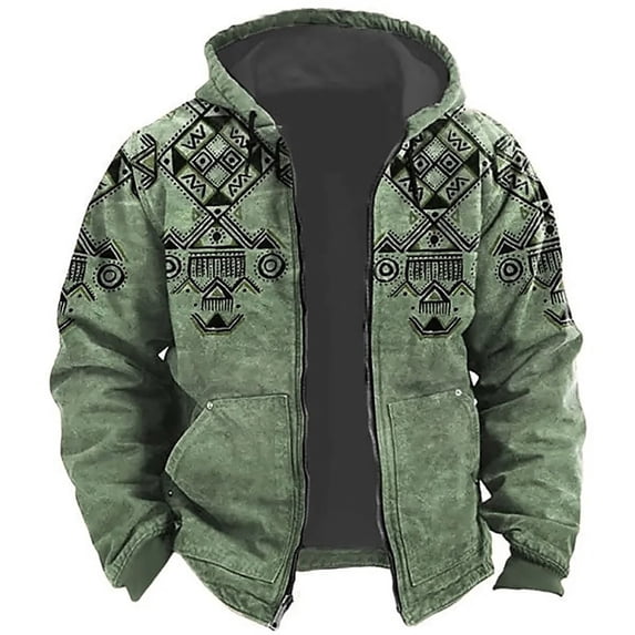 CONZONE Mens Casual Hoodies Long Sleeve Pullover Hoodie for Men Zip Up Graphic Y2K Hooded Sweatshirts With Pocket