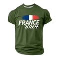 thumbnail image 1 of CONZONE Mens France Soccer T-Shirts Short Sleeve International Football T Shirts for Men Crew Neck Graphic Casual Summer Tee Tops, 1 of 3