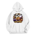 thumbnail image 1 of CONZONE Mens Halloween Hoodies Long Sleeve Hallowmas Pullover Hoodie for Men Pumpkin Ghost Graphic Hooded Sweatshirts With Pocket, 1 of 3