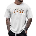 thumbnail image 1 of CONZONE Mens Halloween T-Shirts Graphic Tees for Men Short Sleeve Crew Neck Casual Tops, 1 of 4