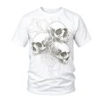 thumbnail image 1 of CONZONE Mens Halloween T-Shirts Skeleton Graphic Tees for Men Short Sleeve Crew Neck Casual Tops, 1 of 3