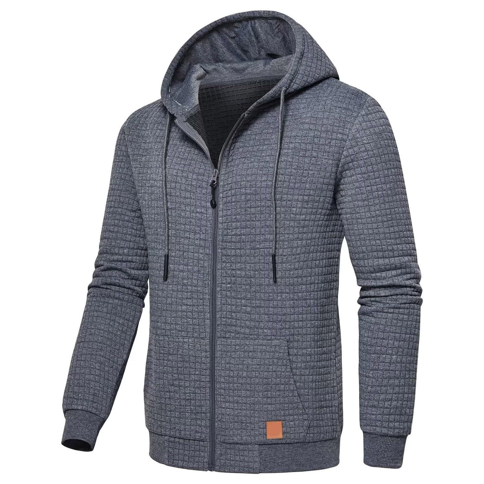 Men's Fleece Half-Zip Pullover Jacket - Warm Winter Sweatshirt Style