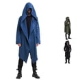 thumbnail image 1 of CONZONE Mens Long Hoodies Long Sleeve Hooded Sweatshirts For Men Solid Color Loose Fit Trendy Fall Winter Mens Hoodies With Pocket, 1 of 7