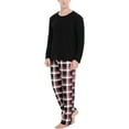 thumbnail image 1 of CONZONE Mens Pajama Sets 2 Peice Pajamas for Men Plaid Long Sleeve Pjs Tops Pants Soft Comfy Fall Winter Homewear Loungewewar, 1 of 9