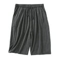 thumbnail image 1 of CONZONE Mens Pajama Shorts Elastic Waist Drawstring Summer Pjs Shorts for Men Plus Size Lightweight Loose Fit Cozy Homewear Sleepwear, 1 of 9