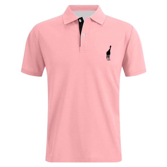 CONZONE Mens Polo Shirt Short Sleeve Casual Polo Shirt for Men Graphic Breathable Slim Fit Cozy Summer Golf Shirts