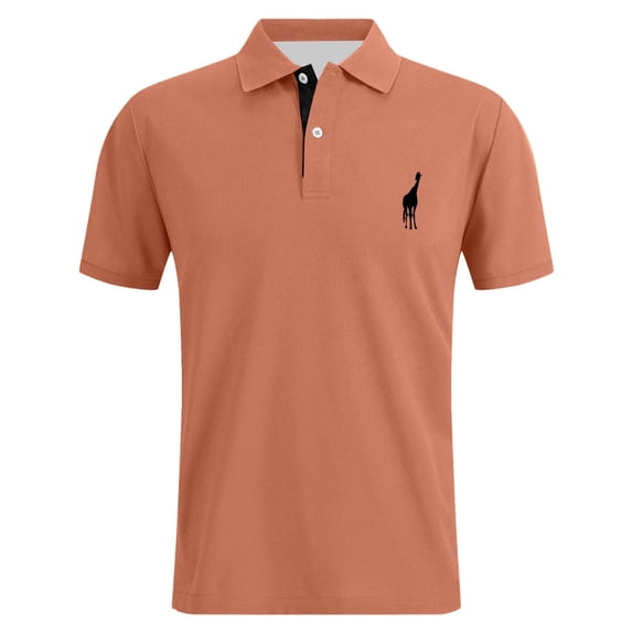 CONZONE Mens Polo Shirt Short Sleeve Casual Polo Shirt for Men Graphic Breathable Slim Fit Cozy Summer Golf Shirts