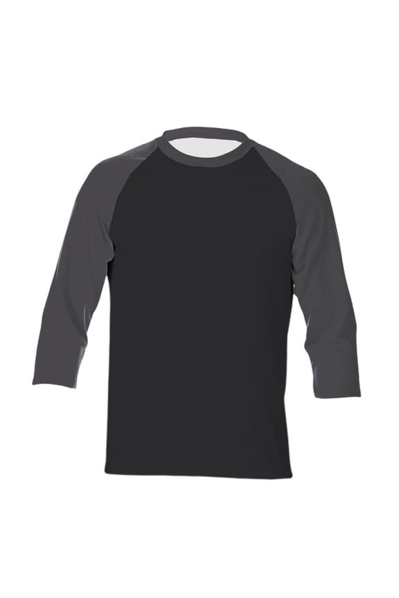 Mens T-Shirts 3/4 Sleeve T Shirts for Men Casual Crew Neck Patchwork Color Lightweight Tees Soft Cozy Athletic Tops