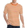 thumbnail image 1 of CONZONE Mens T-Shirts Short Sleeve T Shirts for Men Casual Crew Neck Striped Graphic Lightweight Tees Soft Cozy Athletic Tops, 1 of 4