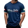 thumbnail image 1 of CONZONE Mens T-Shirts Short Sleeve T Shirts for Men Crew Neck Italy Liberation Day Graphic Casual Summer Tee Tops, 1 of 4