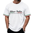 thumbnail image 1 of CONZONE Mens T-Shirts Short Sleeve T Shirts for Men Crew Neck Italy Liberation Day Graphic Casual Summer Tee Tops, 1 of 4