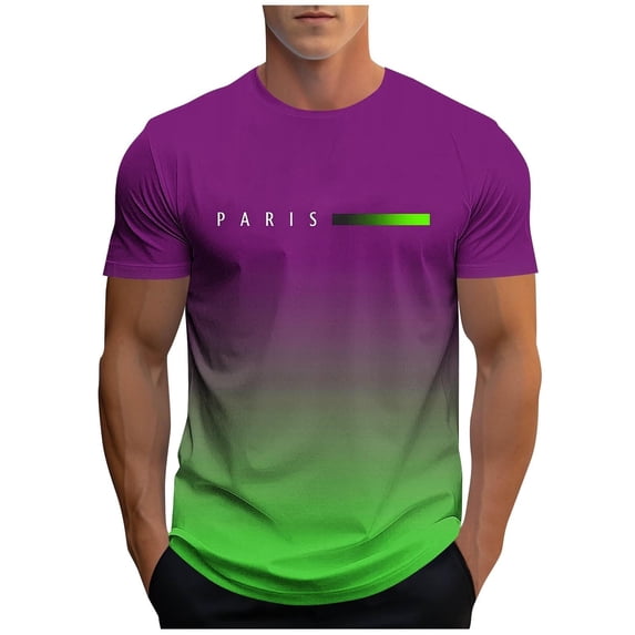 CONZONE Mens Tshirts Short Sleeve T Shirts for Men Casual Crew Neck ...