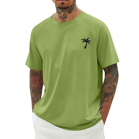 CONZONE Mens Tshirts Short Sleeve T Shirts for Men Casual Crew Neck Graphic Y2K Lightweight Tees Soft Cozy Athletic Tops