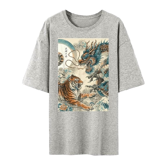 CONZONE Mens Tshirts Short Sleeve T-Shirts for Men Casual Graphic Y2K Crew Neck Lightweight Tees Cozy Summer Tops