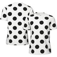 thumbnail image 1 of CONZONE Mens Tshirts Short Sleeve T-Shirts for Men Crew Neck Dot Graphic Casual Summer Tee Tops, 1 of 3