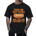 thumbnail image 1 of CONZONE Mens Tshirts Short Sleeve T-Shirts for Men Crew Neck Funny Hotdog Graphic Casual Summer Tee Tops, 1 of 4