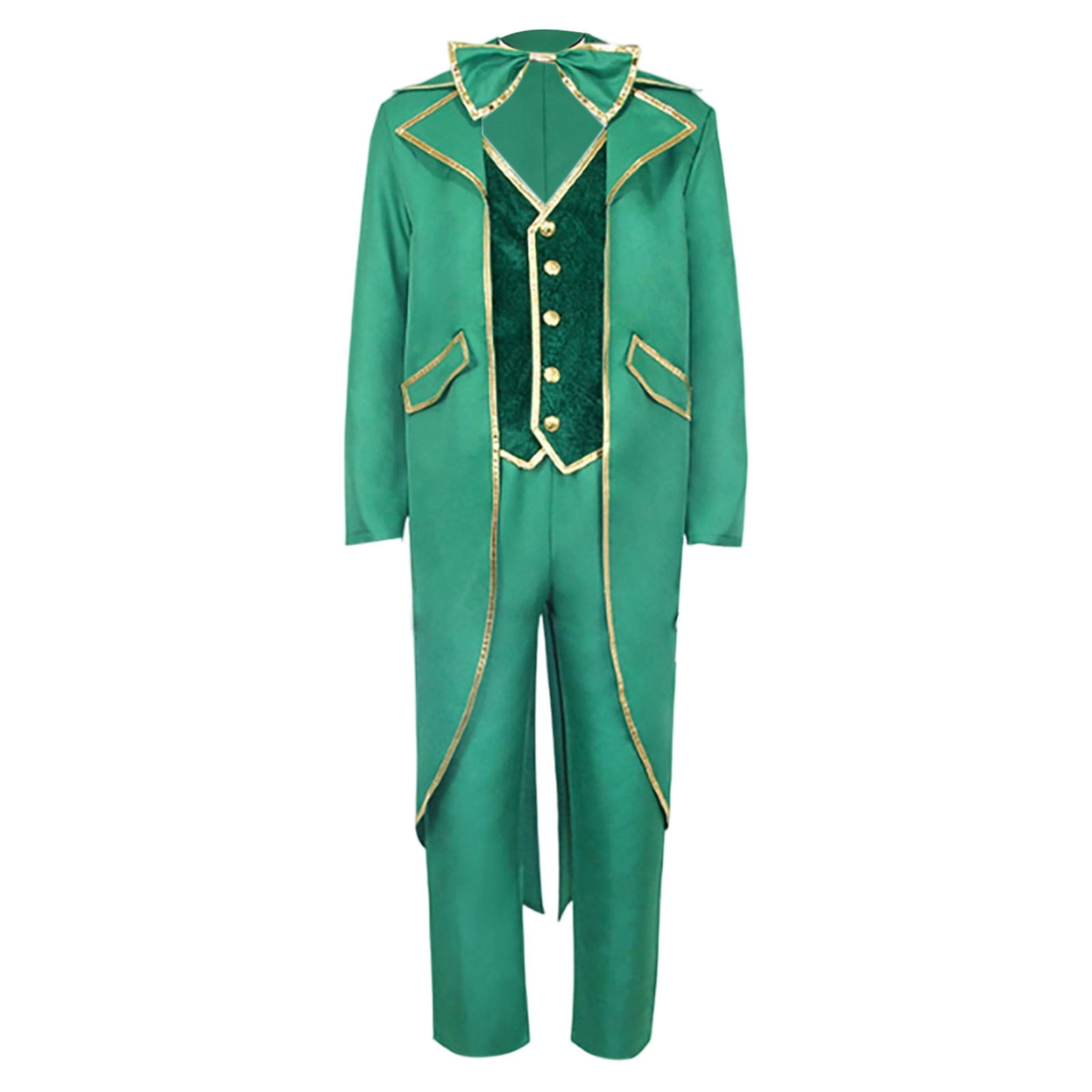 Elf Robe Men CONZONE St. Patrick's Day Mens Elf Dress Up Funny Lucky Four-Leaf ...