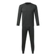 thumbnail image 1 of CONZONE Thermal Underwear for Men Casual Men's Thermal Underwear Sets Solid Color Base Layer Tops Leggings Warm Thermal Fall Winter Clothes Outfits, 1 of 4