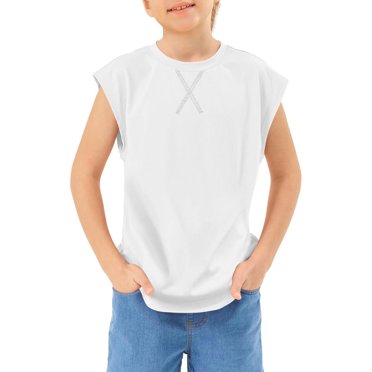Children Tshirts Tank Tops Kids Casual Stylish Sleeveless