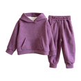 thumbnail image 1 of CONZONE Toddler Boys Outfits 2 Piece Tie Dye Long Sleeve Hoodies Jogger Pants Set Soft Fall Winter Clothes for Kids, 1 of 5