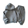 thumbnail image 1 of CONZONE Toddler Boys Outfits 2 Piece Tie Dye Long Sleeve Hoodies Jogger Pants Set Soft Fall Winter Clothes for Kids, 1 of 6